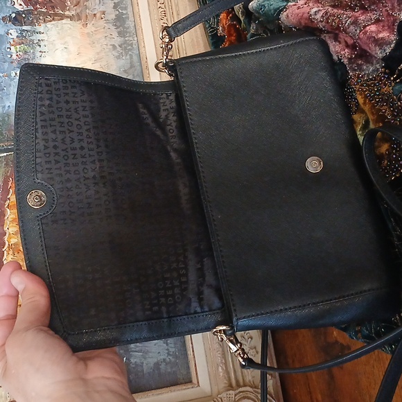 Firm $$ LIKE NEW!! Kate Spade Laurel Way Greer Crossbody Bag in black - Picture 10 of 15